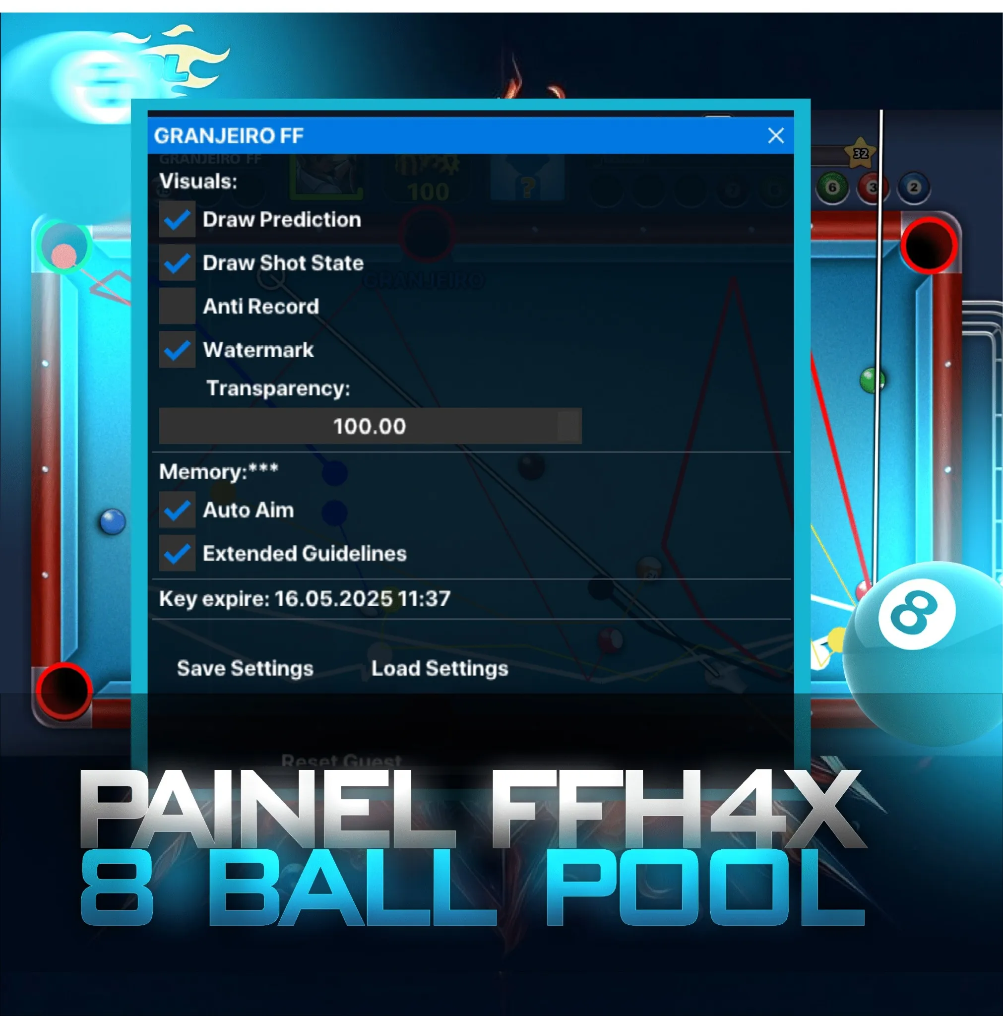 PAINEL HACK 8 BALLPOOL IOS